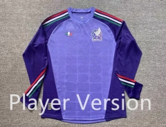 (S-4XL) Player Version 26-27 Mexico Goalkeeper Purple LS Thailand Soccer Jersey AAA-5492 (S-4XL) Player Version 26-27 Mexico Goalkeeper Purple LS Thailand Soccer Jersey AAA-5492