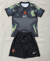 26-27 Netherlands Goalkeeper Black&Grey Soccer Uniform-AY 26-27 Netherlands Goalkeeper Black&Grey Soccer Uniform-AY