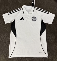 (S-4XL) 26-27 Manchester United White Thailand Training Jersey AAA-2483 (S-4XL) 26-27 Manchester United White Thailand Training Jersey AAA-2483