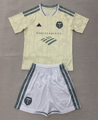 26-27 Portland Timbers Away Light Yellow Soccer Uniform-AY