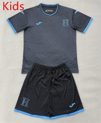 26-27 Honduras Third Away Black&Grey Kids/Youth Soccer Uniform-AY 26-27 Honduras Third Away Black&Grey Kids/Youth Soccer Uniform-AY