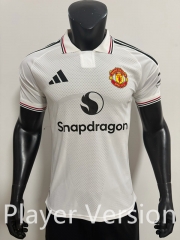 Player Version 26-27 Manchester United White Soccer Jersey-SJ