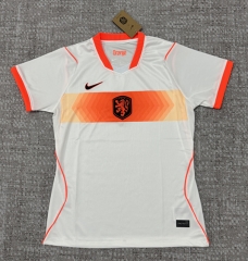 2026 Netherlands Away White Women Thailand Soccer Jersey AAA-4506 2026 Netherlands Away White Women Thailand Soccer Jersey AAA-4506