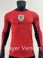 Player Version 26-27 England Away Red LS Thailand Soccer Jersey AAA-0871 Player Version 26-27 England Away Red LS Thailand Soccer Jersey AAA-0871