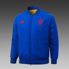 26-27 Spain Blue Double-Sided Cotton Jacket - 815 26-27 Spain Blue Double-Sided Cotton Jacket - 815