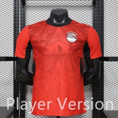(M-3XL) Player Version 26-27 Egypt Home Red Thailand Soccer Jersey AAA-888 (M-3XL) Player Version 26-27 Egypt Home Red Thailand Soccer Jersey AAA-888