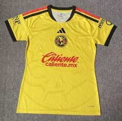 26-27 Club America Yellow Women Soccer Jersey AAA-5492 26-27 Club America Yellow Women Soccer Jersey AAA-5492