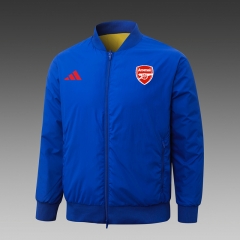 26-27 Arsenal Blue Double-Sided Cotton Coat -815 26-27 Arsenal Blue Double-Sided Cotton Coat -815