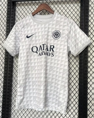 26-27 Inter Milan White Checkered Thailand Training Soccer Jersey-9070 26-27 Inter Milan White Checkered Thailand Training Soccer Jersey-9070