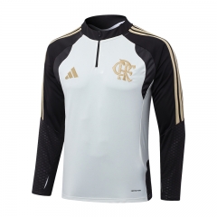 26-27  Flamengo Beige Thailand Soccer Tracksuit-815