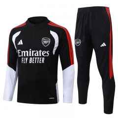 26-27 Arsenal Black  Thailand Soccer Tracksuit-815