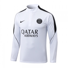 26-27 Paris SG White Thailand Soccer Tracksuit-815