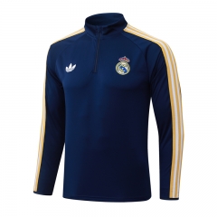 26-27 Real Madrid Royal Blue Thailand Soccer Tracksuit-815