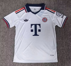 (S-4XL) 26-27 Bayern München Away White (With Ads)Thailand Soccer Jersey AAA-6850