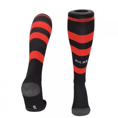 2026-27 AC Milan Home Black Red Kids/Youth Soccer Socks 2026-27 AC Milan Home Black Red Kids/Youth Soccer Socks