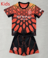 26-27 Manchester United Orange Goalkeeper Kids/Youth Soccer Uniform-AY 26-27 Manchester United Orange Goalkeeper Kids/Youth Soccer Uniform-AY