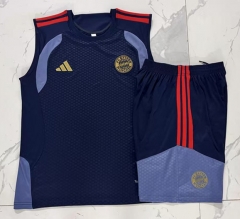 2026-27 Bayern München Royal Blue Thailand Soccer Vest Tracksuit Uniform-815