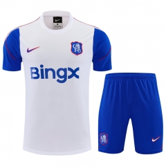 26-27 Chelsea White Thailand Training Soccer Uniform-4627 26-27 Chelsea White Thailand Training Soccer Uniform-4627