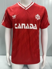 Retro Version 1986 Canada Away Red Thailand Soccer Jersey AAA-6486 Retro Version 1986 Canada Away Red Thailand Soccer Jersey AAA-6486