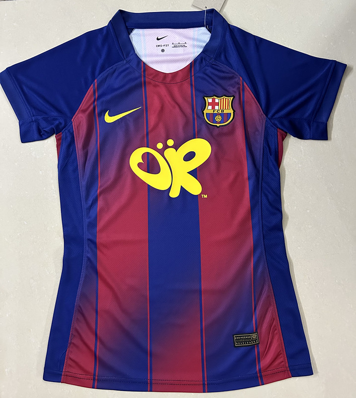 26-27 Barcelona Red&Blue Women Thailand Soccer Jersey AAA-708
