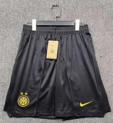 26-27 Inter Milan Home Black Thailand Soccer Shorts-718
