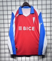 26-27 CD Universidad Católica Away Red&Blue Thailand Soccer Jersey AAA-GB