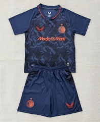 26-27 Feyenoord Rotterdam 2nd Away Blue Soccer Uniform-AY 26-27 Feyenoord Rotterdam 2nd Away Blue Soccer Uniform-AY