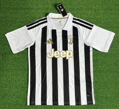 (S-4XL) 26-27 Juventus Home Black&White Thailand Soccer Jersey AAA-403 (S-4XL) 26-27 Juventus Home Black&White Thailand Soccer Jersey AAA-403