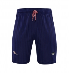 25-26 Retro Arsenal Royal Blue Thailand Soccer Short-418