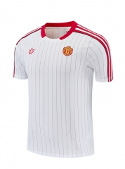 26-27 Manchester United White&Red Short-sleeved Thailand Soccer -418 26-27 Manchester United White&Red Short-sleeved Thailand Soccer -418