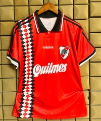 Retro Version 94 River Plate Red Thailand Soccer Jersey AAA-9197 Retro Version 94 River Plate Red Thailand Soccer Jersey AAA-9197