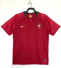 Retro Version 2018 Portugal Home Red Thailand Soccer Jersey AAA-811 Retro Version 2018 Portugal Home Red Thailand Soccer Jersey AAA-811