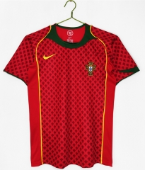 Retro Version 2004 Portugal Home Red Thailand Soccer Jersey AAA-C1046 Retro Version 2004 Portugal Home Red Thailand Soccer Jersey AAA-C1046