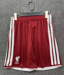 26-27 Liverpool Home Red Thailand Soccer Shorts-718