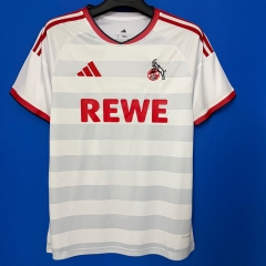 (S-4XL) 26-27 FC Koln Home White&Gray Thailand Soccer Jersey AAA-6486 (S-4XL) 26-27 FC Koln Home White&Gray Thailand Soccer Jersey AAA-6486