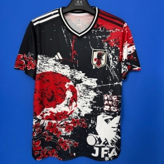26-27 Japan Black&White Plum Flower Moon Thailand Soccer Jersey AAA-6486