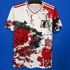 26-27 Japan Red&White Plum Flower Moon Thailand Soccer Jersey AAA-6486