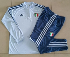 26-27 Italy Light Blue Thailand Soccer Tracksuit-815