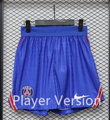 (S-3XL) 26-27 Player Version Paris SG Home Blue Thailand Soccer Shorts-888