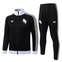 26-27 Juventus FC Black Thailand Soccer Jacket Uniform-815
