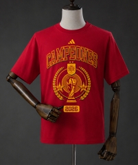 (S-3XL) 26-27 Spain Red T-Shirt