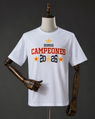 (S-3XL) 26-27 Spain White T-Shirt