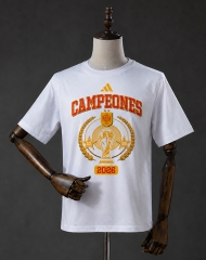 (S-3XL) 26-27 Spain White (Version 2) T-Shirt