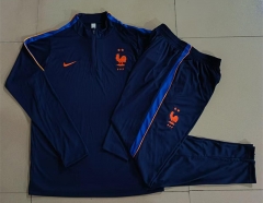 26-27 France Cyan Thailand Soccer Tracksuit-815 26-27 France Cyan Thailand Soccer Tracksuit-815