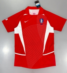 Retro Version 02-03 Korea Republic Home Red Thailand Soccer Jersey AAA-811