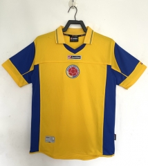 Retro Version 03-05 Colombia Home Yellow Thailand Soccer Jersey AAA-811