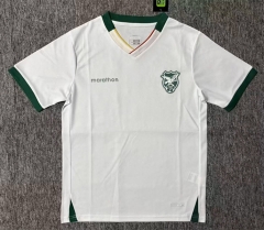 (S-4XL) 26-27 Bolivia Away White Thailand Soccer Jersey AAA-2315 (S-4XL) 26-27 Bolivia Away White Thailand Soccer Jersey AAA-2315