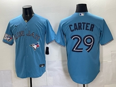 Toronto Light Blue Jays #29 Blue MLB Jersey - 0840 Toronto Light Blue Jays #29 Blue MLB Jersey - 0840
