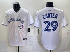 (Logo 3) Toronto White Jays #29 Blue MLB Jersey - 0840 (Logo 3) Toronto White Jays #29 Blue MLB Jersey - 0840