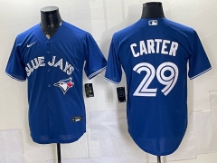(Logo 3) Toronto Blue Jays #29 Blue MLB Jersey - 0840 (Logo 3) Toronto Blue Jays #29 Blue MLB Jersey - 0840